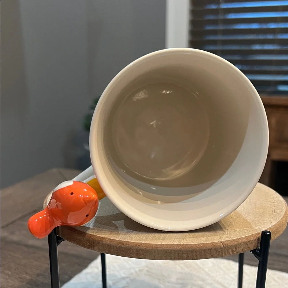 Pier 1 Hand Painted Stoneware Mug